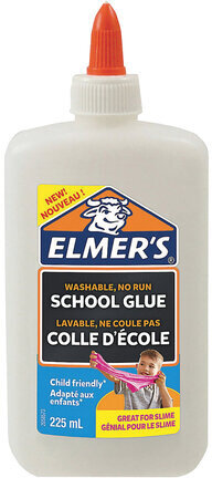 Клей для слаймов ПВА ELMERS "School Glue", 225 мл (2 слайма), 2079102