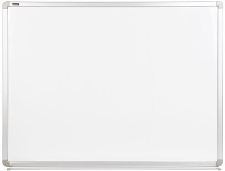 Доска магнитно-маркерная 90х120 см, улучшенная алюминиевая рамка, ГАРАНТИЯ 10 ЛЕТ, BRAUBERG Premium, 231715