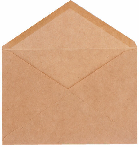 Конверты С6 (114х162 мм) КРАФТ, клей, 90 г/м2, КОМПЛЕКТ 50 шт., треугольный клапан, BRAUBERG, 112363, С6НКж-50