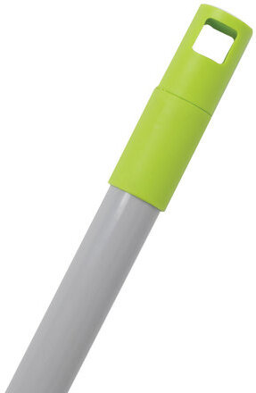 Швабра двусторонняя 40 см, телескопический черенок 120 см, резьба 1,6 см, микрофибра 40 см, ЛЮБАША, 605026