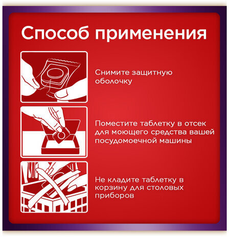 Таблетки для посудомоечных машин 65 шт. SOMAT "All-in-1", 2489254