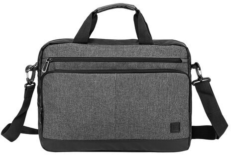 Сумка-портфель BRAUBERG "Forward" с отделением для ноутбука 15,6", темно-серая, 29х40х9 см, 270832