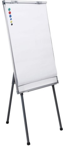 Блокнот для флипчарта BRAUBERG, 50 листов, чистые, 67,5х98 см, 80 г/м2, 128648