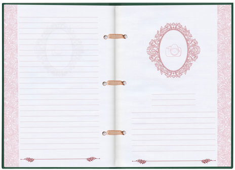 Папка "Генеалогическое древо", формат А4, 60 листов, твердый переплет, вкладыш А2, лента, ГДР-6