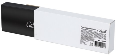 Ручка подарочная шариковая GALANT "Empire Gold", корпус черный с золотистым, золотистые детали, пишущий узел 0,7 мм, синяя, 140960