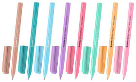 Ручка шариковая SCHNEIDER (Германия) &quot;Tops 505 F&quot; Light Pastel, СИНЯЯ, пастель ассорти, узел 0,8 мм, 150520