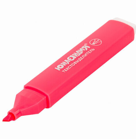 Текстовыделитель ЮНЛАНДИЯ "COLORSTAR", РОЗОВЫЙ, линия 1-4 мм, 151702