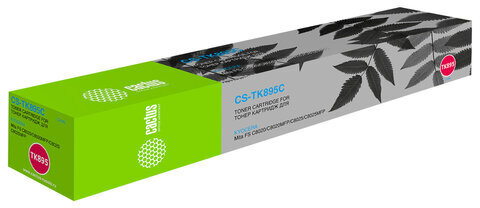 Картридж лазерный CACTUS (CS-TK895С) для Kyocera FS-C8020/C8020MFP/C8025, голубой, ресурс 6000 страниц