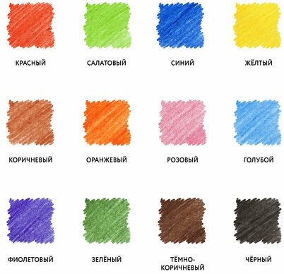 Карандаши цветные ЮНЛАНДИЯ "МИР ЖИВОТНЫХ", 12 цветов, классические в тубусе с точилкой, 181374