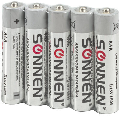 Батарейки КОМПЛЕКТ 30 (20+10) шт., SONNEN Alkaline, AA+ААА (LR6+LR03), в коробке, 455097