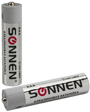 Батарейки КОМПЛЕКТ 30 (20+10) шт., SONNEN Alkaline, AA+ААА (LR6+LR03), в коробке, 455097