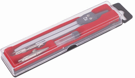 Готовальня BRAUBERG "Architect", 3 предмета: циркуль 135 мм, рейсфедерная вставка, грифель, 210331