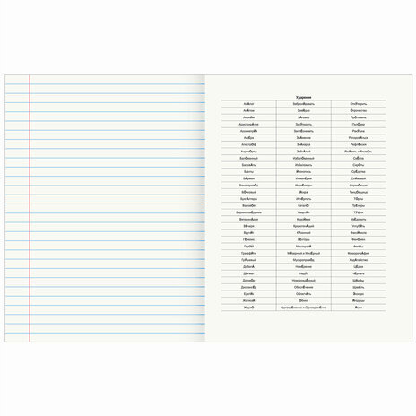 Тетрадь предметная "DELIGHT" 48 л., обложка картон, РУССКИЙ ЯЗЫК, линия, BRAUBERG, 404577