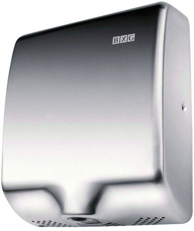 Сушилка для рук BXG-180A, 1800 Вт, ультрафиолет, нержавеющая сталь, хром