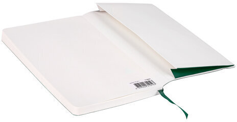 Блокнот А5 (130х210 мм), BRAUBERG ULTRA, под кожу, 80 г/м2, 96 л., клетка, темно-зеленый, 113007