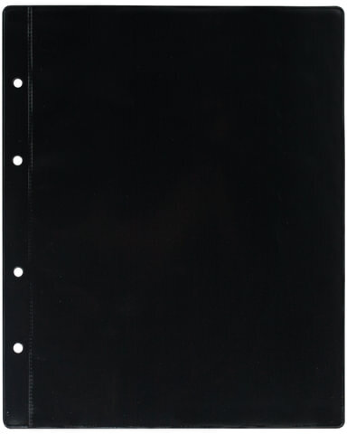 Листы-вкладыши разделители для альбома "Оптима" М9-05, комплект 10 шт., 200х247 мм, черные, РЛ