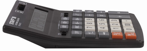 Калькулятор настольный STAFF PLUS STF-333 (200x154 мм), 12 разрядов, двойное питание, 250415