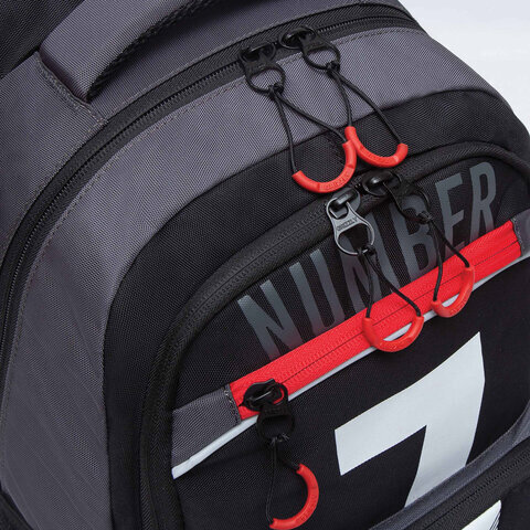 Рюкзак GRIZZLY школьный, анатомическая спинка, 2 отделения, для мальчиков, "LIDER", 39х28х19 см, RB-254-2/2