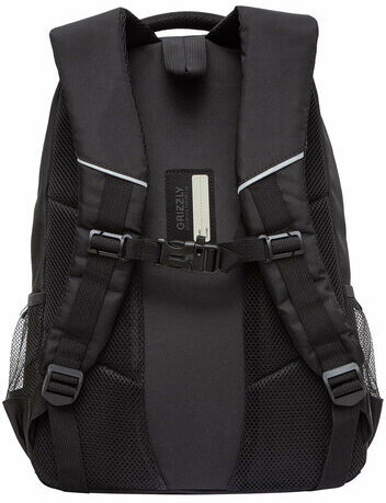 Рюкзак GRIZZLY школьный, анатомическая спинка, 2 отделения, для мальчиков, URBAN, 45х32х23 см, RU-430-2/2