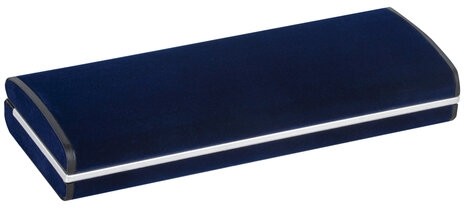 Ручка подарочная шариковая GALANT "Empire Blue", корпус синий с серебристым, хромированные детали, пишущий узел 0,7 мм, синяя, 140961