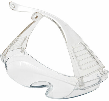 Очки защитные открытые ЕЛАНПЛАСТ "Люцерна", прозрачные, ударопрочный поликарбонат, ОЧК304