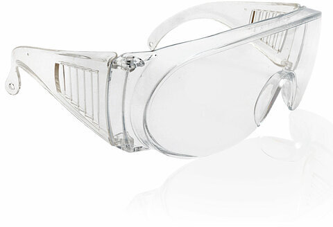 Очки защитные открытые ЕЛАНПЛАСТ "Люцерна", прозрачные, ударопрочный поликарбонат, ОЧК304