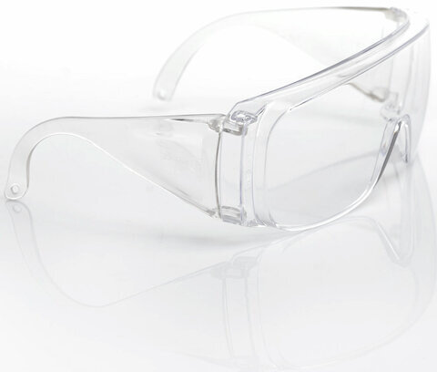 Очки защитные открытые ЕЛАНПЛАСТ "Люцерна", прозрачные, ударопрочный поликарбонат, ОЧК304
