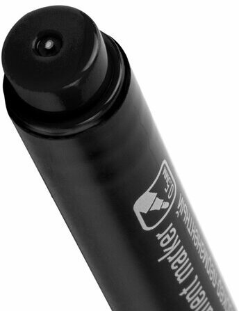 Маркер перманентный STAFF "Profit PM-105", ЧЕРНЫЙ, тонкий металлический наконечник 0,5 мм, 152170