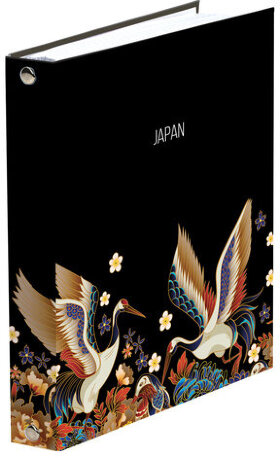 Тетрадь на кольцах А5 (175х215 мм), 240 л., обложка твердый картон, клетка, BRAUBERG, &quot;Идиллия&quot;, 404095