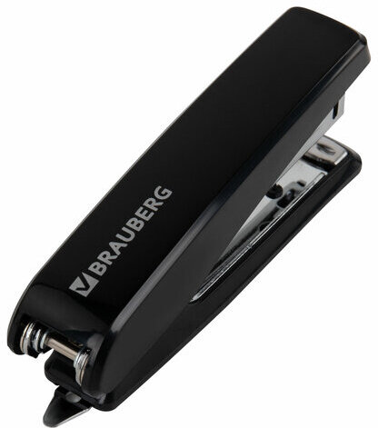 Степлер №10 BRAUBERG "Standard", до 20 листов, черный, 272754