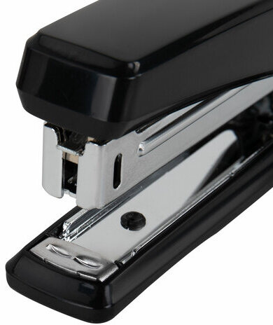 Степлер №10 BRAUBERG "Standard", до 20 листов, черный, 272754