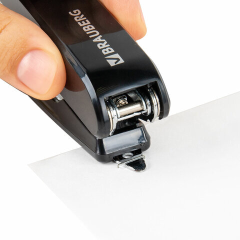 Степлер №10 BRAUBERG "Standard", до 20 листов, черный, 272754