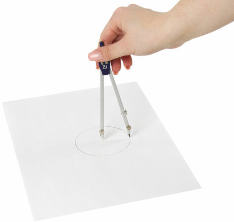 Готовальня BRAUBERG "Student Oxford", 3 предмета: циркуль 140 мм, грифель, точилка, пенал с подвесом, 210332