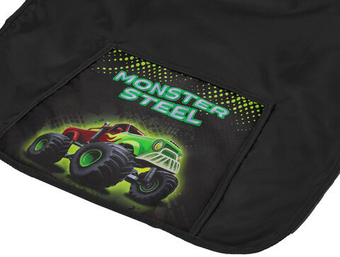 Фартук с нарукавниками для уроков труда ПИФАГОР, 1 карман, 44x55 см, "Monster steel", 270925