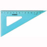 Набор чертежный средний ПИФАГОР (линейка 20 см, 2 треугольника, транспортир), тонированный, европодвес, 210628
