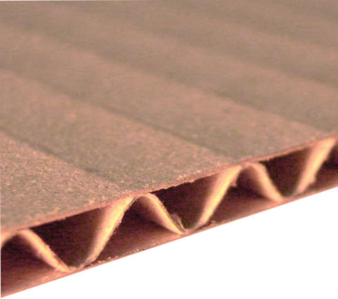 Гофрокартон листовой 1200х800 мм, марка Т22, профиль В, 503213