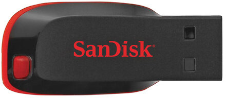 Флеш-диск 16 GB, SANDISK Cruzer Blade, USB 2.0, черный, SDCZ50-016G-B35