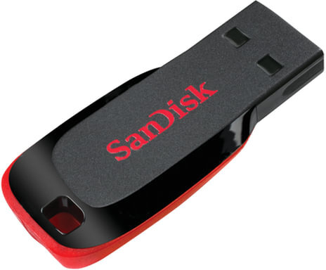 Флеш-диск 16 GB, SANDISK Cruzer Blade, USB 2.0, черный, SDCZ50-016G-B35