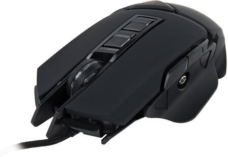 Мышь проводная игровая SONNEN Q10, 7 кнопок, 6400 dpi, LED-подсветка, черная, 513522