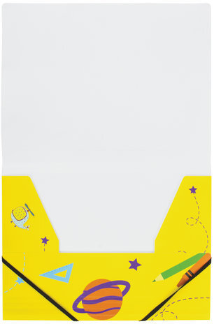 Папка на резинках ЮНЛАНДИЯ, А4, цветная печать, до 300 листов, 500 мкм, 228046