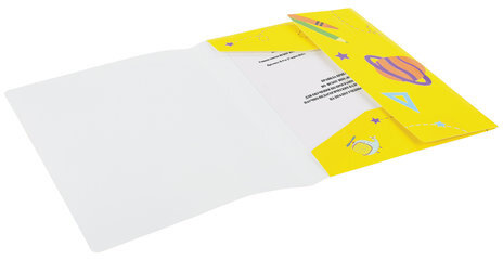 Папка на резинках ЮНЛАНДИЯ, А4, цветная печать, до 300 листов, 500 мкм, 228046