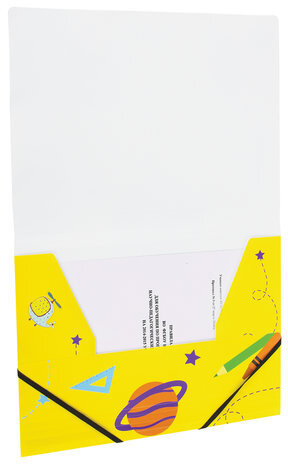 Папка на резинках ЮНЛАНДИЯ, А4, цветная печать, до 300 листов, 500 мкм, 228046