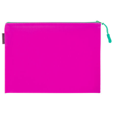 Папка для тетрадей A5 BRAUBERG, мягкий, водонепроницаемая молния, "Cupcakes", 25х20 см, 229260