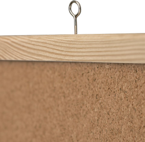 Доска пробковая для объявлений 80x60 см, деревянная рамка, 2х3 ECO, (Польша), TC86/C