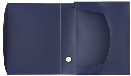 Короб архивный (330х245 мм), 70 мм, пластик, разборный, до 750 листов, синий, 0,7 мм, STAFF, 237274