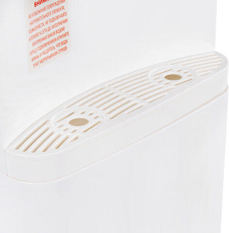 Кулер для воды SONNEN FSE-02Wc, напольный, НАГРЕВ/ОХЛАЖДЕНИЕ ЭЛЕКТРОННОЕ, шкаф, 2 крана, белый, 456167