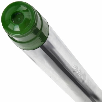 Ручка шариковая масляная с грипом BRAUBERG "Max-Oil", ЗЕЛЕНАЯ, игольчатый узел 0,7 мм, линия письма 0,35 мм, 142144