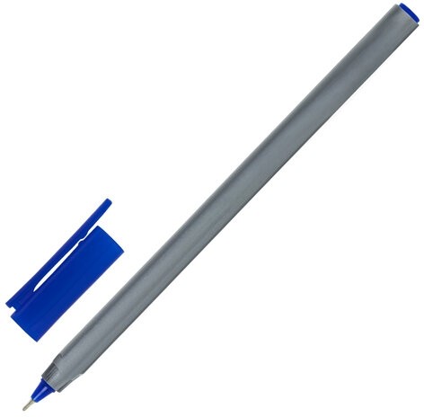 Ручка шариковая масляная STAFF EVERYDAY OBP-290, СИНЯЯ, трехгранная, узел 0,7 мм, линия письма 0,35 мм, 142996