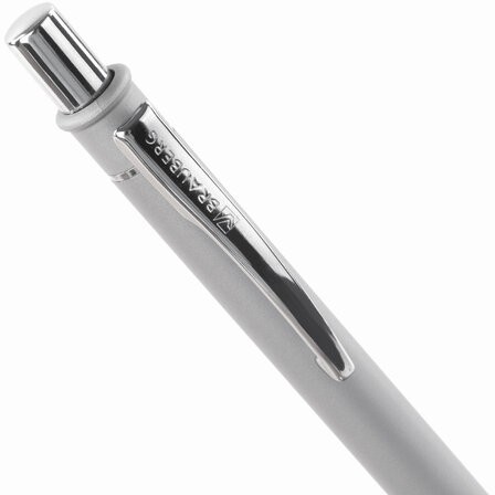 Ручка подарочная шариковая BRAUBERG "Vocale", СИНЯЯ, корпус серебристый с хромированными деталями, линия письма 0,5 мм, 143490