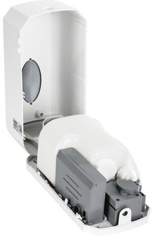 Дозатор для жидкого антисептика LAIMA CLASSIC, СЕНСОРНЫЙ, 1 л, спрей, с блоком питания, 607319